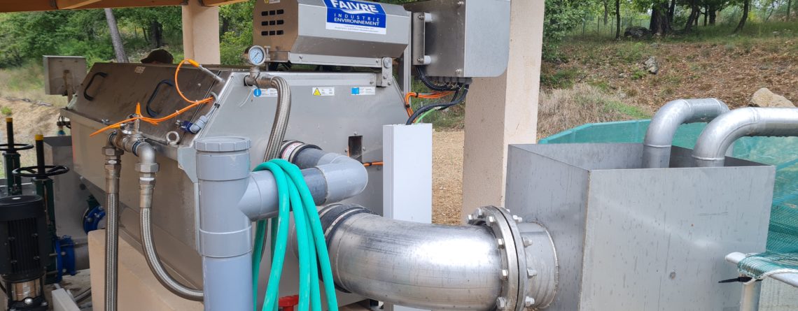 filtre tertiaire - traitement tertiaire station d'épuration urbaine, Sud de France